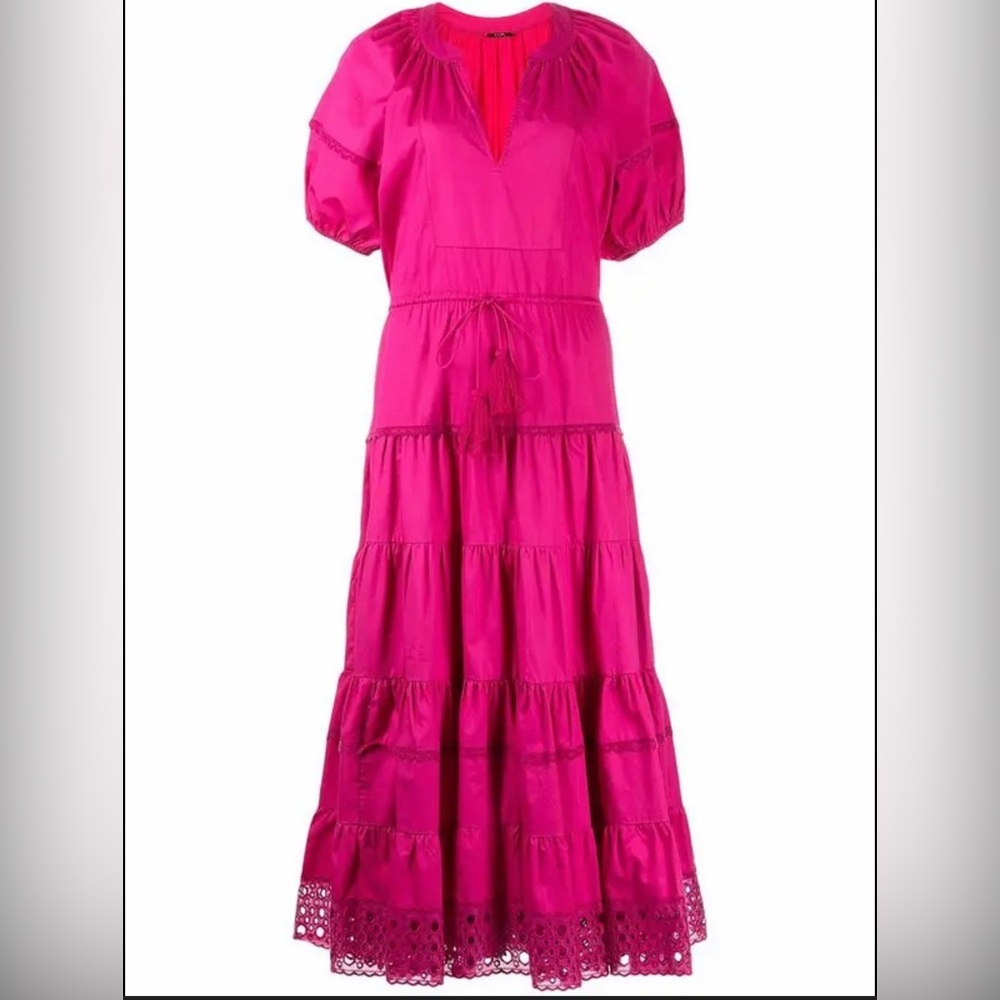 Alexis long pink dress women’s a line size XS